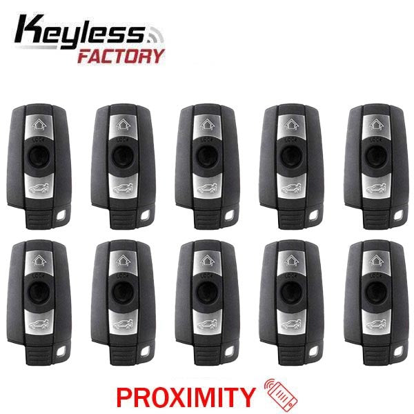 10 x 2004-2010 BMW 3 / 5 Series / 3-Button Smart Key / PN: 6986583-04 / KR55WK49147 / 315 MHz (Comfort Access) (AFTERMARKET) (BUNDLE OF 10)