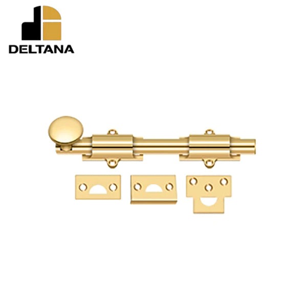 Deltana - 8" Surface Bolt - Heavy Duty - Optional Finish