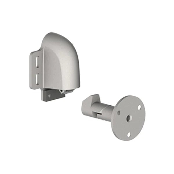 Hager - 327W - Automatic Wall Stop & Holder - Satin Chrome