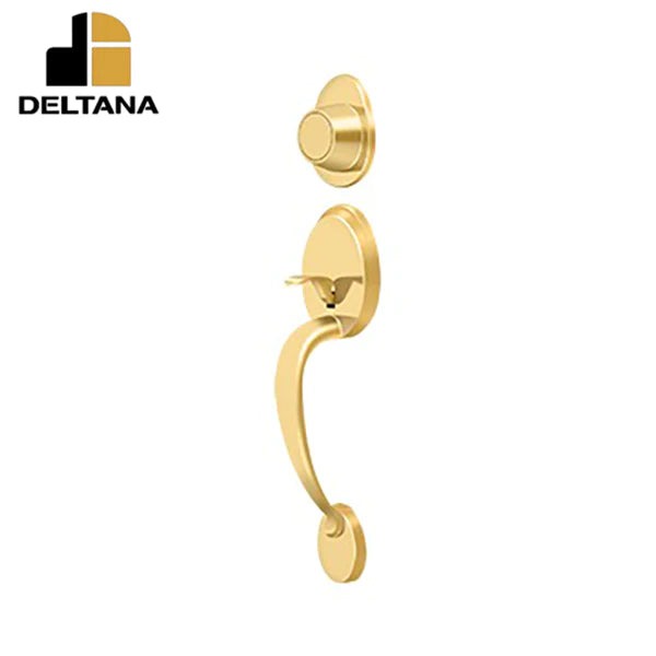 Deltana - Montego Handleset Dummy - 1-3/8" - 2" Door Thickness - Optional Finish