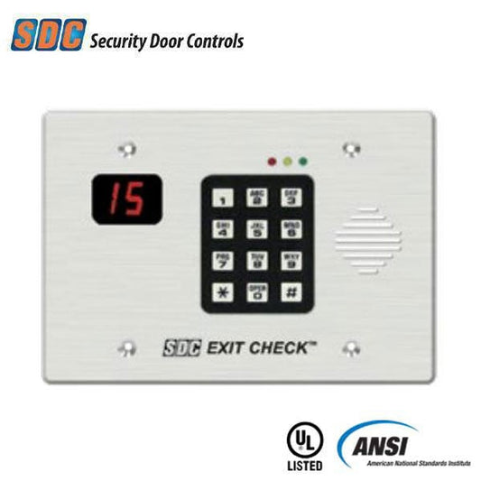 SDC - 101-DENA - Delayed Egress Controller - Selectable Delay - 12/24VDC - Aluminum - Fire Rated - Grade 1