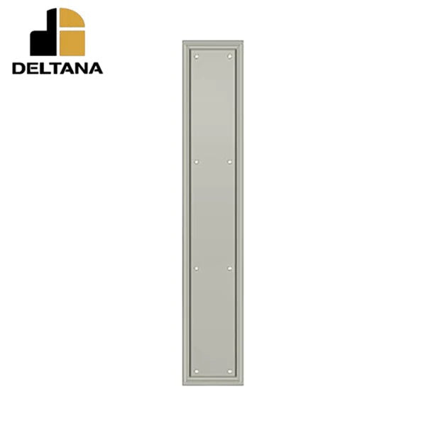 Deltana - Framed Push Plate - Heavy Duty - 3 1/2" x 20" - Optional Finish