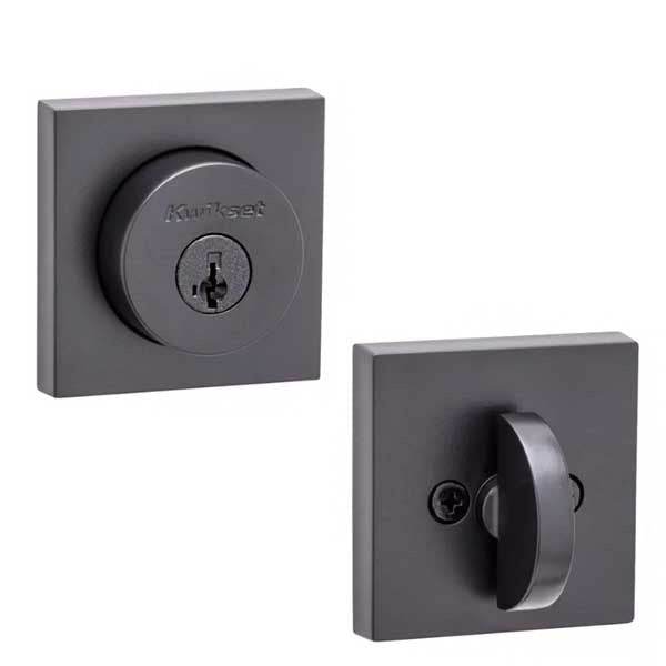Kwikset - 158MIL - Milan Deadbolt - Single Cylinder - Optional Rose - Optional Finish - SmartKey Technology - Grade 2