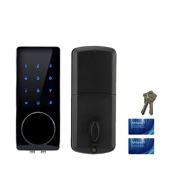 Premium Electronic Touchscreen Deadbolt - Key Override - 13.56MHz RFID - Oil Rubbed Bronze