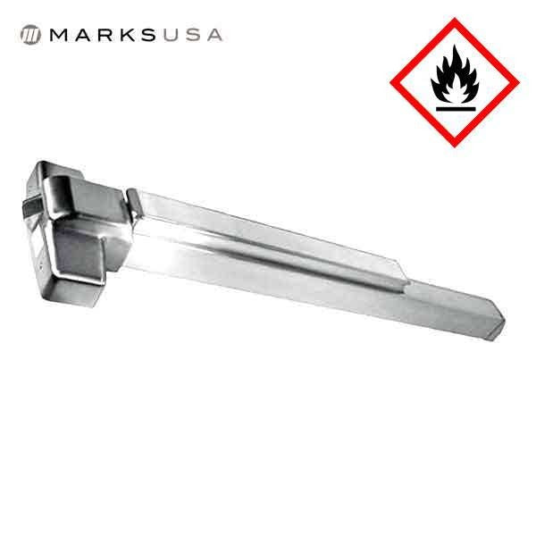 Marks USA - M9900F - Rim Panic Exit Device - 48" - Fire Rated - 32D Satin Stainless - Grade 1