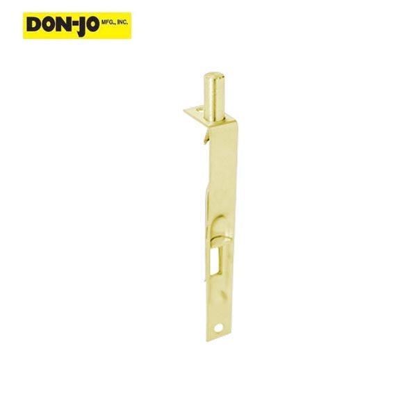 Don-Jo - 1640 - Flush Bolt - 6" Length - 3/4" Width - Optional Finish