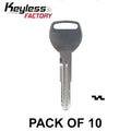 KeylessFactory - HD103 / X214 Honda Metal Key (PACK OF 10)