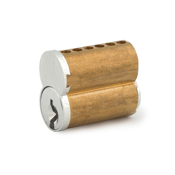 Olympus - 207 - Small Format Interchangeable Cores - Polished Chrome - A Keyway - Optional Keying