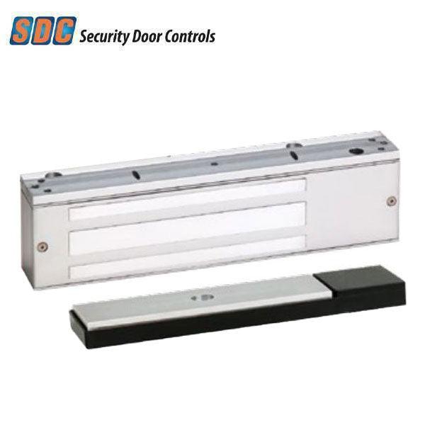 SDC - 1511DEV - Single Slave Magnetic Lock - Delayed Egress - Surface Mount - 1650lbs. - 12/24VDC - Aluminum - Fire rated - Grade 1
