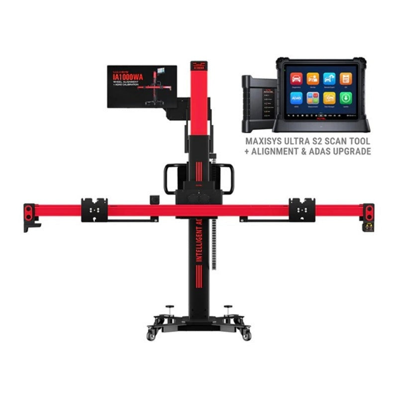 Autel - IA1000 Automated Wheel Alignment and ADAS System with MaxiSYS Ultra S2 Diagnostics Tablet