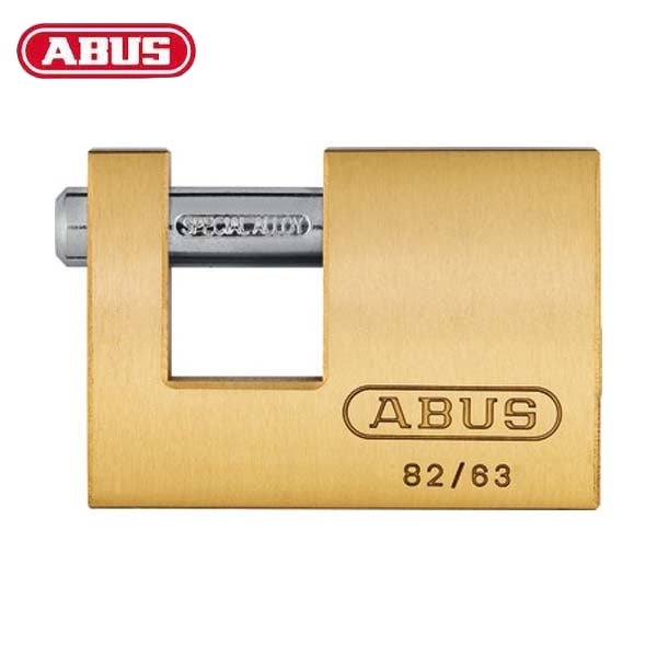 Abus - 82605 - Padlock Brass 82/63 - Optional Keying