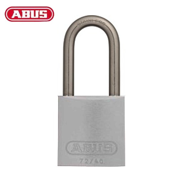 Abus - 09182 - Padlock Aluminum 72/40Hb40 - 1-1/2" Shackle - Optional Keying - Optional Finish - 6 Pack