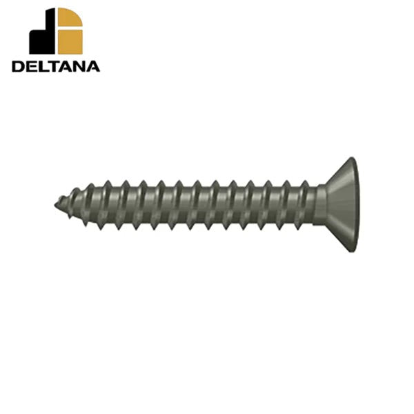Deltana - Wood Screw - SB - #12 x 1-1/4" - Optional Finish
