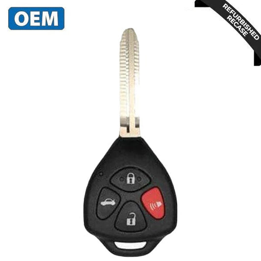 2006-2011 Toyota Camry / Corolla / 4-Button Remote Head Key / PN: 89070-06231 / HYQ12BBY (Chip 4D 67) / Board 1491 (OEM Recase)