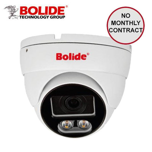 Bolide - BC1209FC - HDCVI / 2MP / Eyeball Camera / Fixed / 2mm Lens / Outdoor / IP66 / 50m Whitelight / 12VDC / White
