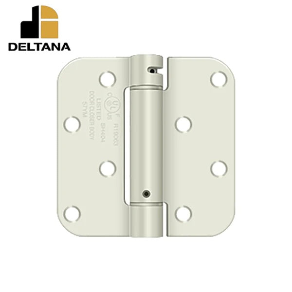 Deltana - 4" x 4" x 5/8" Spring Hinge Benchmark - UL Listed - Optional Finish