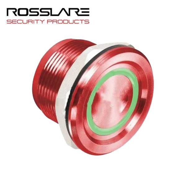 Rosslare - PX-34R - Piezoelectric Switch - LED Ring - 5-30 VDC - IP68 - Red
