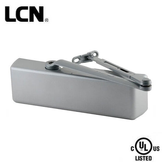 LCN - 4040XP - Hydraulic Door Closer - Back Check Function - PA Bracket/Hinge/Top Jamb - Adjustable Size 1-6 - Metal Cover - Aluminum - Fire Rated - LH - Grade