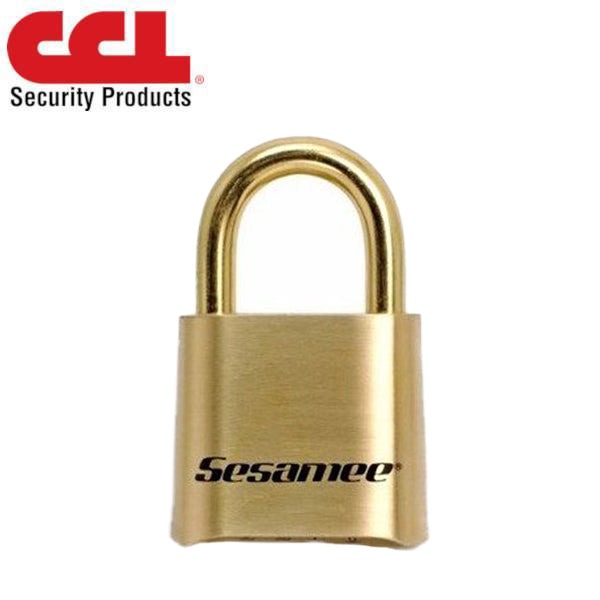 CCL - 436/437 Series - Sesamee 4-Dial Round Body Padlock / Solid Brass / K0436