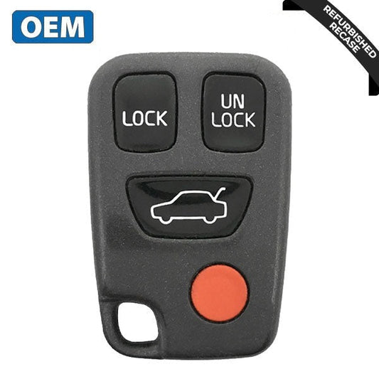1997-2005 Volvo / 4-Button Keyless Remote / PN: 9166200 / HYQ1512J (OEM Recase)