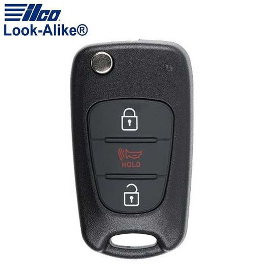 2012-2013 Kia Sportage / 3-Button Flip Key / PN: 95430-3W701 / NYOSEKSAM11ATX (AFTERMARKET)