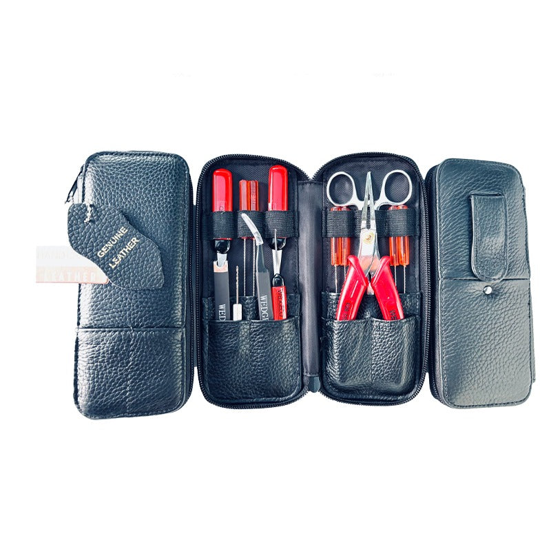Wedgeco - Broken Key Extractor with Genuine Leather Case - Advanced Kit (#5500) (Updated Version)