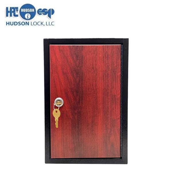 HPC - Single-Tag Kekab - 120 Key Capacity - Black with Red Wood Finish
