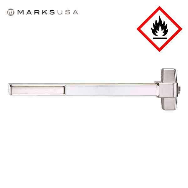 Marks USA - M9900F - Rim Panic Exit Device - 32D Satin Stainless - 36" - Grade 1 - Fire Rated