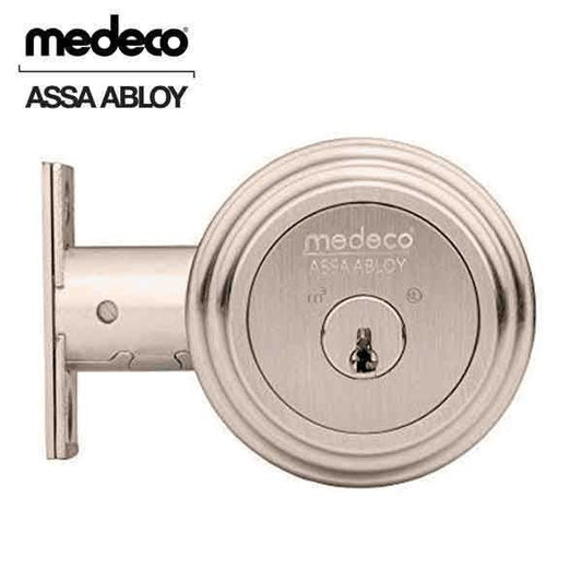Medeco - 11JR623 - Maxum Residential - M3 BiLevel - 6-Pin - Double Deadbolt - 2-3/8" - DL Keyway Pinned - 19 - Satin Nickel - Grade 1