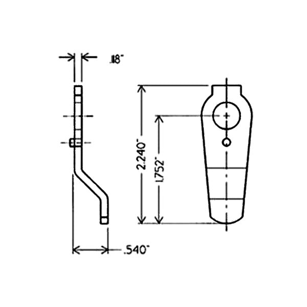 Olympus - 720 Series - 3-3 - 2.24" Offset Cam For Inverted Function