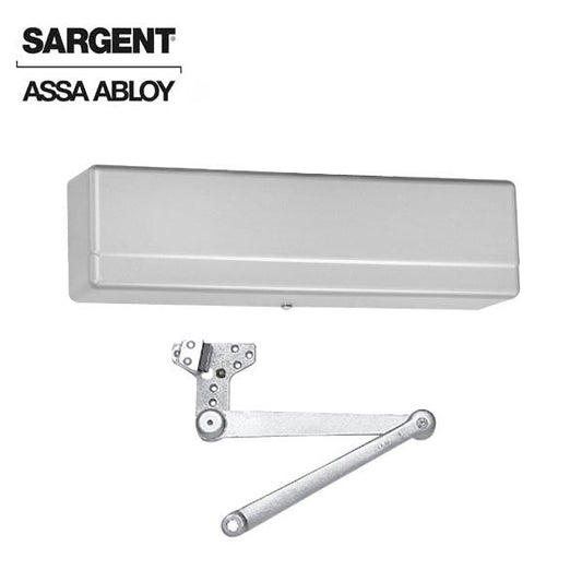Sargent - 1431 - Powerglide Door Closer - Back Check Function - Heavy Duty Hold Open Parallel Arm - Adjustable Size 1-6 - Aluminum - Fire Rated - Grade 1