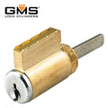 GMS - K001 - KIK Cylinder w/ Multi-Tailpiece - Schlage F - 6-Pin - US26D - Satin Chrome