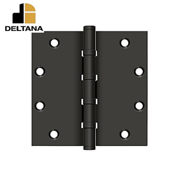 Deltana - 5" x 5" Square Hinges - Ball Bearing - 0.145 Thickness - Optional Finish