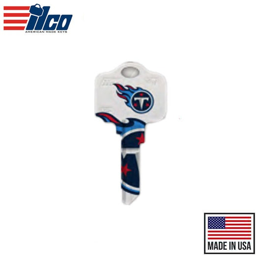 Ilco - NFL TeamKeys - Key Blank - Tennessee Titans - KW1 (5 Pack)