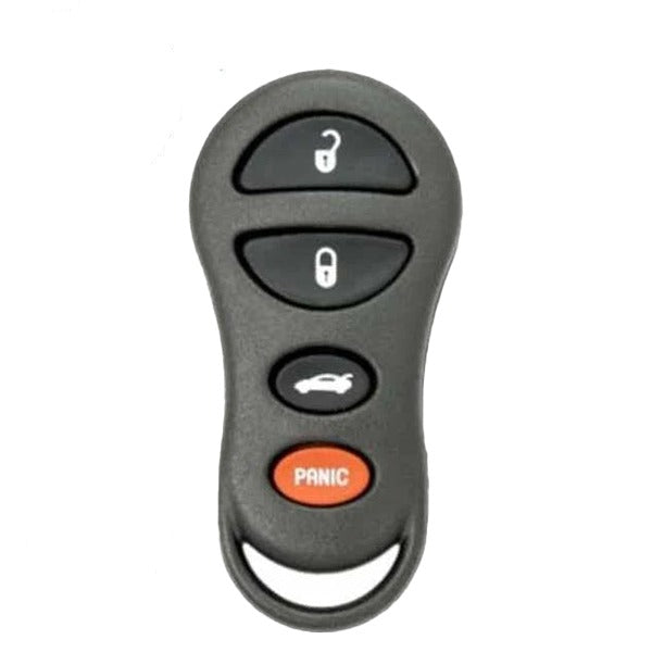 10 x 1998-2000 Chrysler Dodge / 4-Button Keyless Entry Remote / PN: 4602268 / GQ43VT9T (OEM Recase)