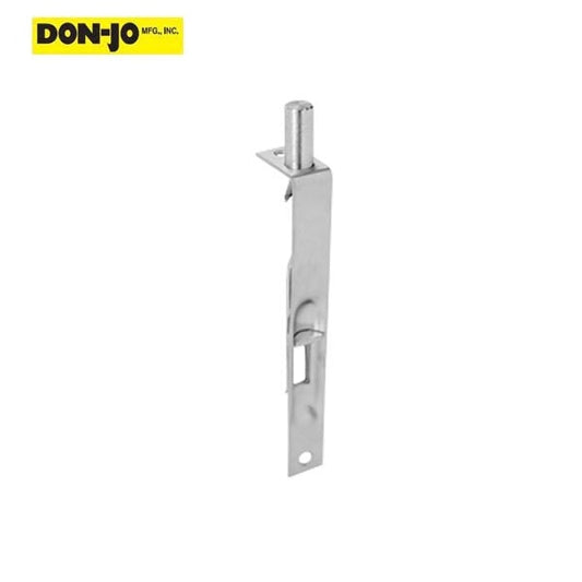 Don-Jo - 1640 - Flush Bolt - 6" Length - 3/4" Width - Optional Finish