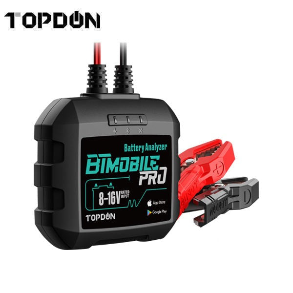 TOPDON - BTMOBILE PRO - Battery Tester and Analyzer - 12V - Bluetooth 4.0 - Compatible with Android and IOS