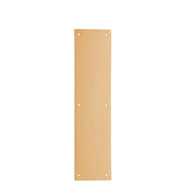 IVES - 8200 - Push Plate - 3.5" x 15" - US4 - Satin Brass
