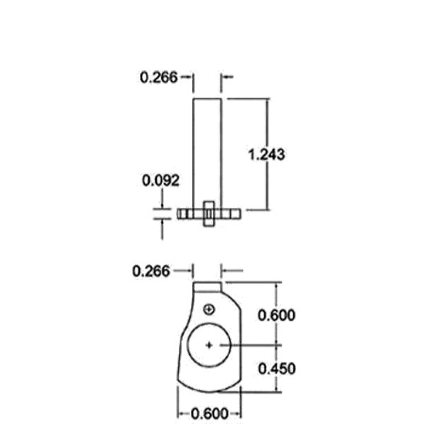 Olympus - DCNP-100-WB - Short Straight Cam With Horizontal Bar