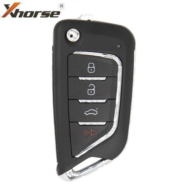 Xhorse - XKCD02EN / 4-Button Universal Remote Flip Key for VVDI Key Tool (Wired)