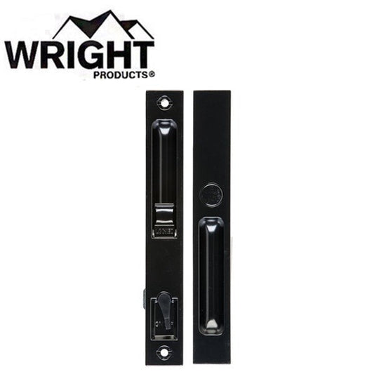 Wright - V1201BL - Flush Mount Patio Door Latch - Black