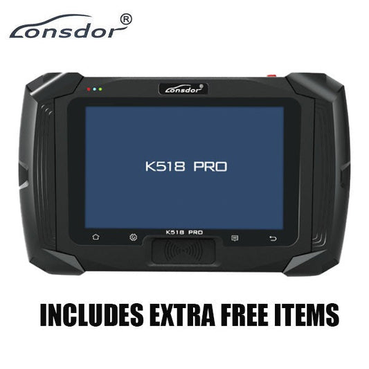 Lonsdor K518 PRO USA Key Programmer - Full Configuration - New USA Version - With Additional Free Items Included