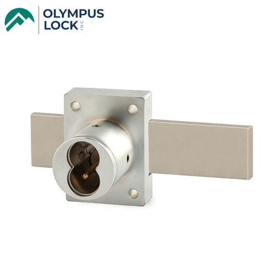 Olympus - 721DR - IC Core Deadbolt Cabinet Door Lock - BEST SFIC - 1-1/4" Cylinder Length - Long Bolt - Polished Chrome - Optional Key Retaining - Optional High Security - Grade 1