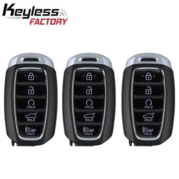 3 x 2020-2022 Hyundai Palisade / 5-Button Smart Key / PN: 95440-S8010 / TQ8-FOB-4F29 (AFTERMARKET) (Pack Of 3)