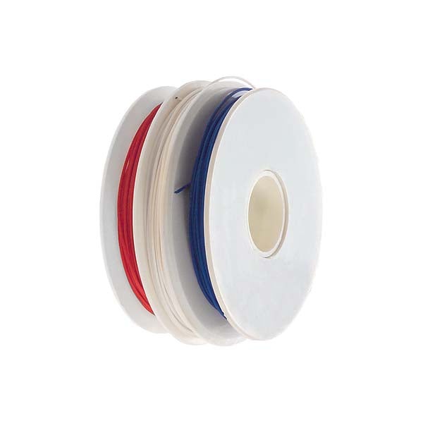 Jonard Tools - 30 AWG Kynar Wire - Red White Blue - 50 ft (Three Rolls)