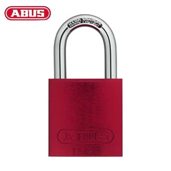 Abus - 08302 - Padlock Aluminum 72/40 - 1" Shackle - Optional Keying - Optional Finish