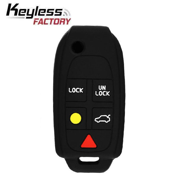 2003-2014 Volvo / 5-Button Remote Keyless Entry Key Silicone Cover / LQNP2T-APU (AFTERMARKET)