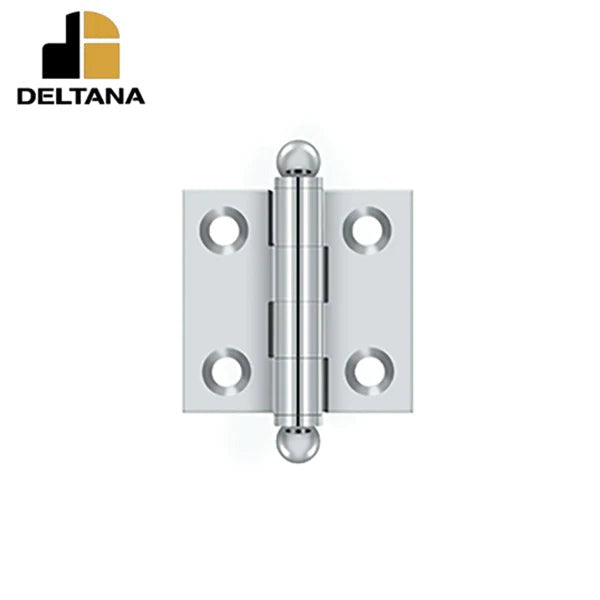 Deltana - 1-1/2" x 1-1/2" Hinge - w/ Ball Tips - Optional Finish