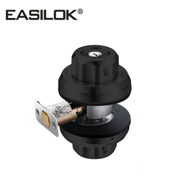 EASILOK - E2 - Single Cylinder Deadbolt Lock - Twist-To-Lock - Optional Finish