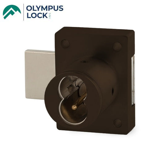 Olympus - 721DR - IC Core Deadbolt Cabinet Door Lock - BEST SFIC - 1-1/4" Cylinder Length - Oil Rubbed Bronze - Optional Key Retaining - Optional High Security - Grade 1